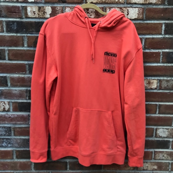 vans orange sweatshirt
